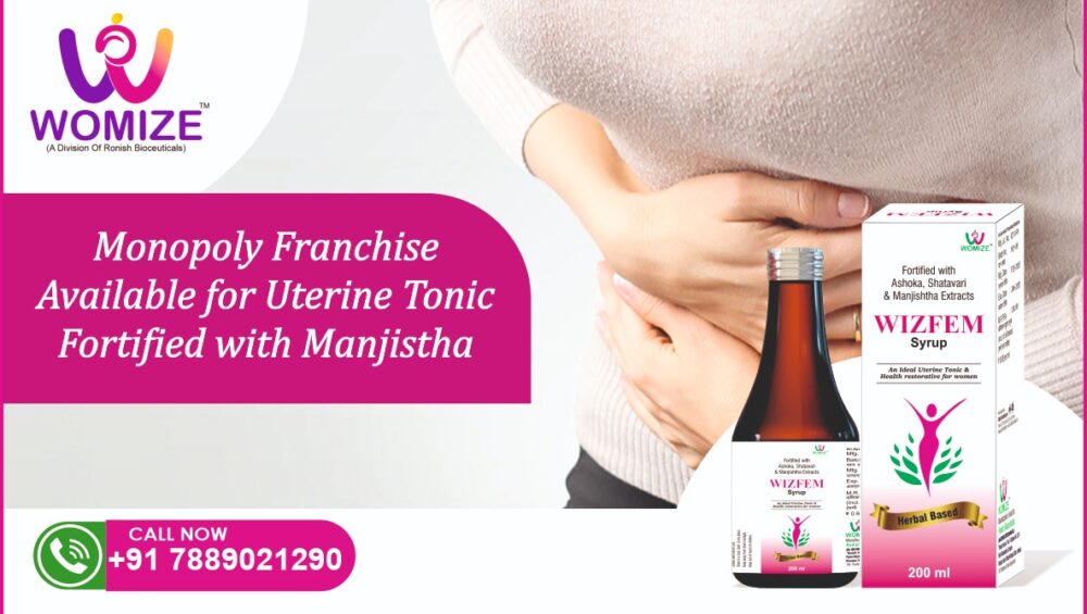 WIZFEM - AN AYURVEDIC UTERINE TONIC FORTIFIED WITH ASHOKA SHATAVARI & MANJISHTA EXTRACTS