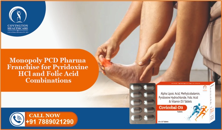 COVICOBAL D3 - CYANOCOBALAMIN 2.2MCG + METHYLCOBALMIN 1500 MCG + ALPHA LOPIC ACID 100 MG + VIT D3 1000 I.U + PYRIDOXINE HCI 3MG + FOLIC ACID 1.5MG